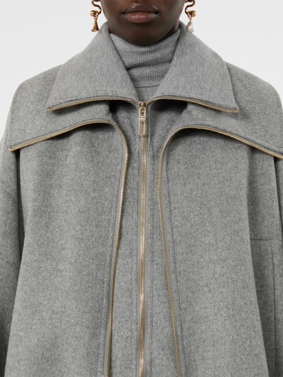 26FW 스포트막스 봄버 자켓 SPXEMIRO 022 GRIGIO MEDIO MELANGE - SPORTMAX