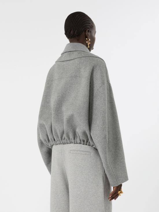 26FW 스포트막스 봄버 자켓 SPXEMIRO 022 GRIGIO MEDIO MELANGE - SPORTMAX