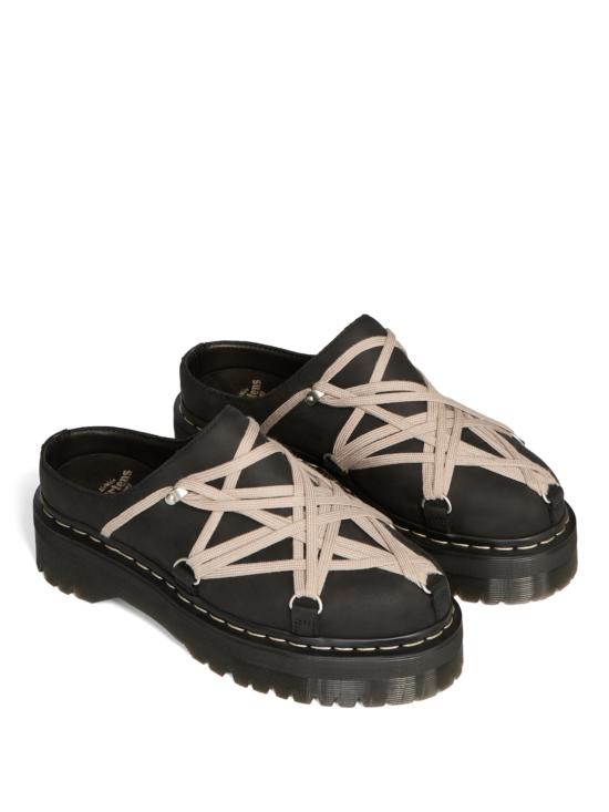 26FW 릭오웬스 X 닥터마틴 뮬/슬리퍼 DM02F1815 6001 09 BLACK - RICK OWENS X DR. MARTENS