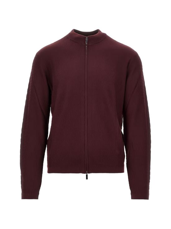 26FW 엠포리오 아르마니 가디건 EM006315 AF27831FA039 BORDEAUX