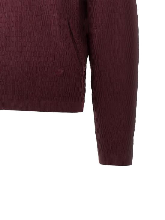26FW 엠포리오 아르마니 가디건 EM006315 AF27831FA039 BORDEAUX - EMPORIO ARMANI