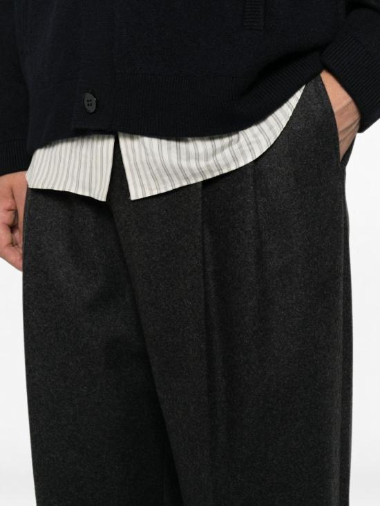 26FW 엠포리오 아르마니 스트레이트 팬츠 EM007122 TE23205O8003 GREY - EMPORIO ARMANI