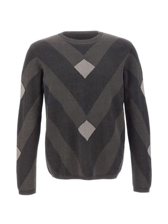 26FW 엠포리오 아르마니 스웨터 EM006247 AF29852FB046 NAVY