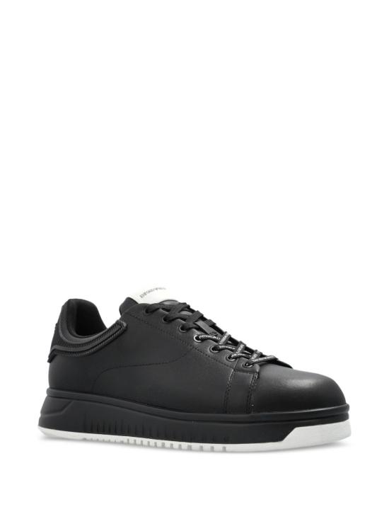 26FW 엠포리오 아르마니 스니커즈 EM003663 AF18212MC105 BLACK - EMPORIO ARMANI