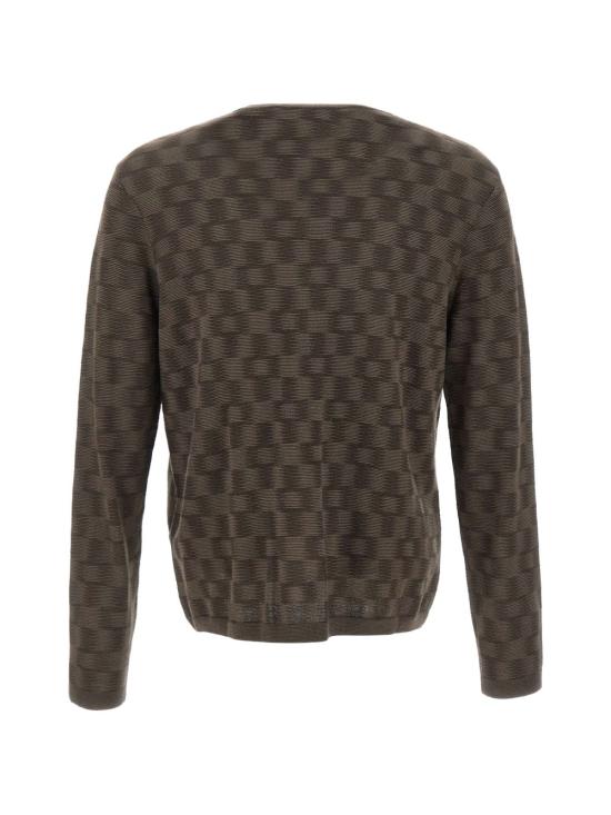 26FW 엠포리오 아르마니 스웨터 EM006276 AF29848F6030 BROWN - EMPORIO ARMANI