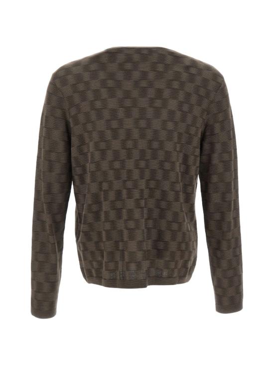26FW 엠포리오 아르마니 스웨터 EM006276 AF29848F6030 BROWN - EMPORIO ARMANI