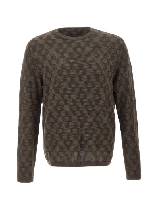 26FW 엠포리오 아르마니 스웨터 EM006276 AF29848F6030 BROWN