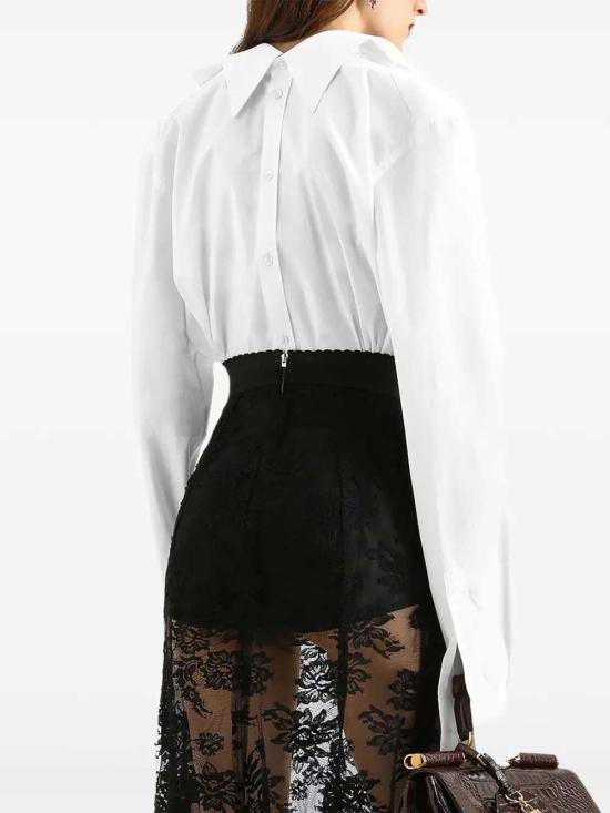 26FW 돌체앤가바나 블라우스/셔츠 F5V31TFU5WO W0800 BIANCO OTTICO - DOLCE & GABBANA