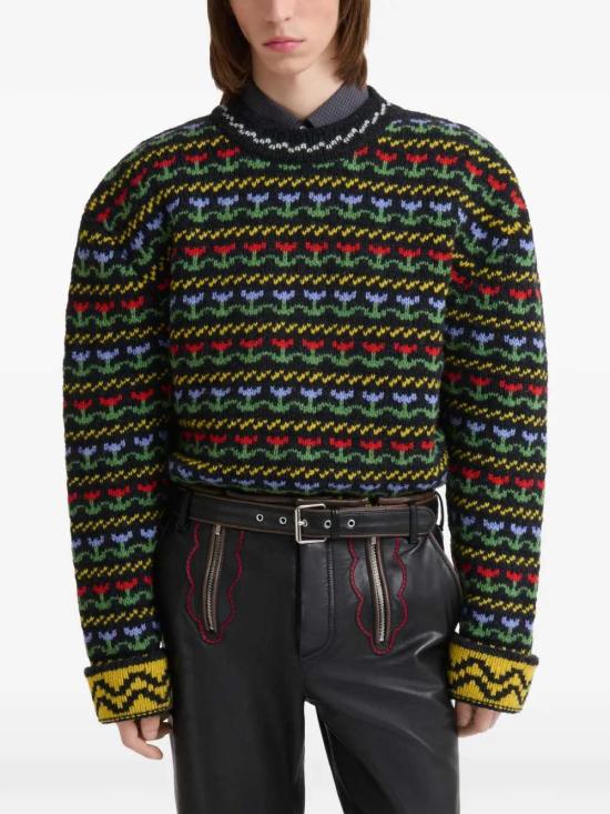 26FW 마르니 스웨터 GCMG0510Q0UFH954 JQN93 CHARCOAL - MARNI