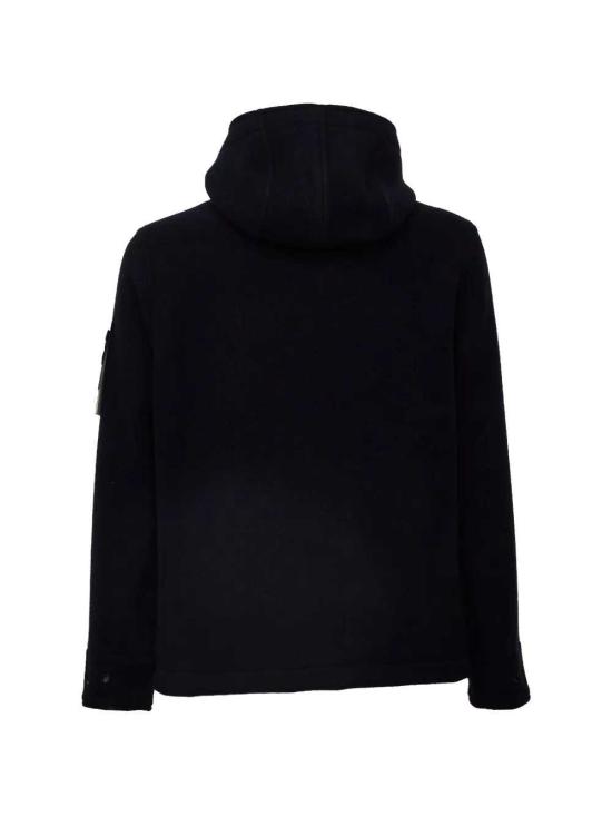26FW 스톤 아일랜드 헤비 멜톤 울 캐시미어 쇼트 파카 L2S154100039S0453 V0020 NAVY BLUE - STONE ISLAND