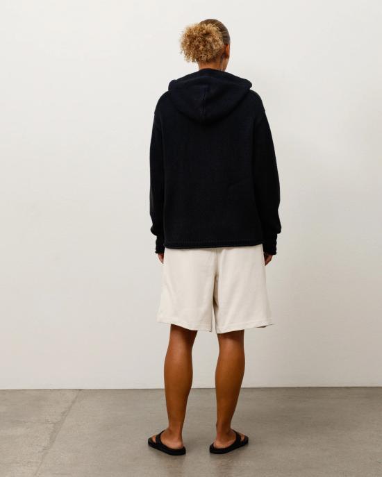 26FW 스투시 후드 티셔츠 117298 0001 BLACK - STUSSY