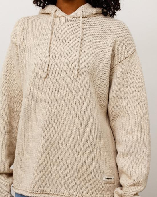 26FW 스투시 후드 티셔츠 117298 1033 OATMEAL - STUSSY