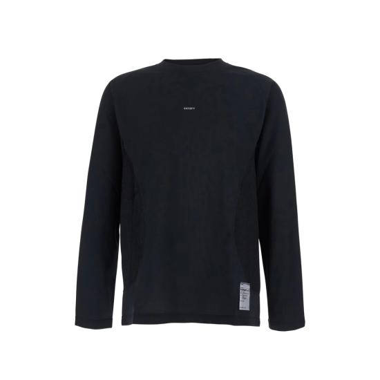 26FW 새티스파이 트레이닝 티셔츠 11063 00001 BLACK