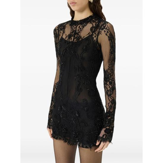 26FW 블루마린 원피스 RF6062 J1616 22222 BLACK - BLUMARINE