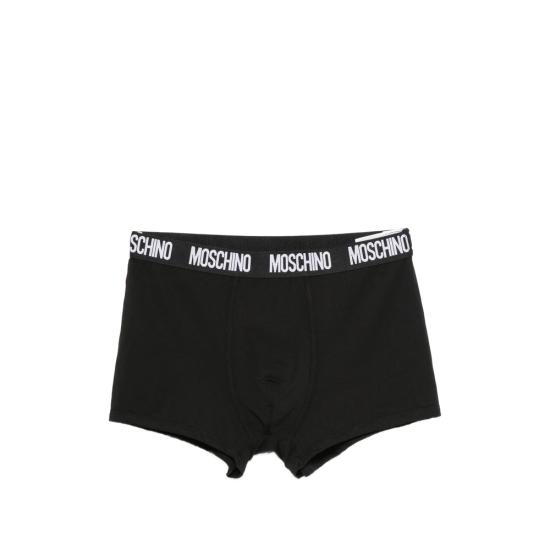26FW 모스키노 팬티 4301 A1389 1555 BLACK WHITE - MOSCHINO