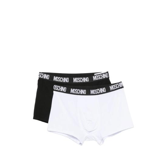 26FW 모스키노 팬티 4301 A1389 1555 BLACK WHITE