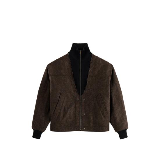 26FW 마르지엘라 봄버 자켓 S54246 S67AM0122 003F BROWN