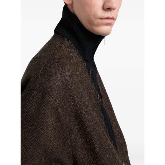 26FW 마르지엘라 봄버 자켓 S54246 S67AM0122 003F BROWN - MAISON MARGIELA