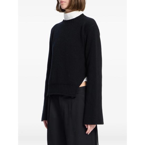 26FW 앤 드뮐미스터 자켓 B0014666 KN097 099 BLACK - ANN DEMEULEMEESTER