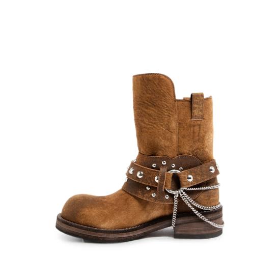 26FW 앤 드뮐미스터 스니커즈 B0014563 LT210 D0063 BROWN - ANN DEMEULEMEESTER
