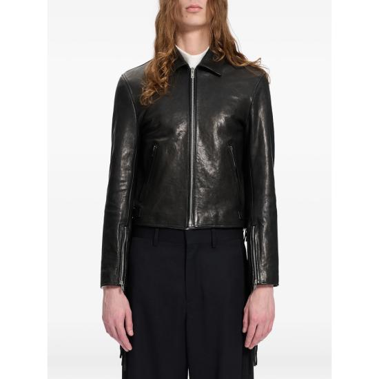 26FW 앤 드뮐미스터 가죽 자켓 B0014445 LT137 099 BLACK