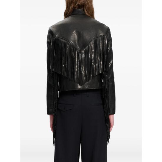 26FW 앤 드뮐미스터 가죽 자켓 B0014445 LT137 099 BLACK - ANN DEMEULEMEESTER