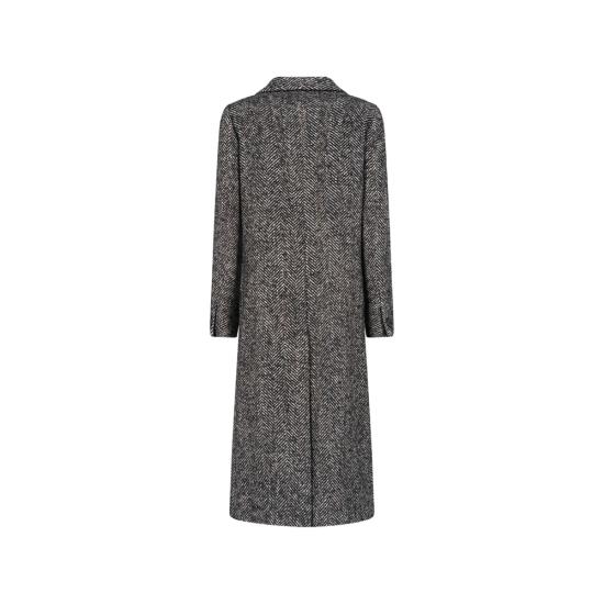 26FW 딸리아토레 코트 340218 JOLE EN837 BLACK WHITE - TAGLIATORE