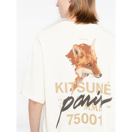 26FW 메종키츠네 탑 MQMJT00KJ0119 NOBEI NEUTRALS - MAISON KITSUNE