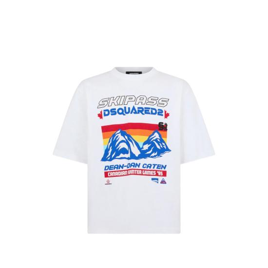 26FW 디스퀘어드2 탑 D20106 S71GD1690 100 WHITE