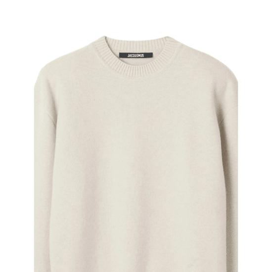 26FW 자크뮈스 니트웨어 SWM00631 AK00276 130 NEUTRALS - JACQUEMUS