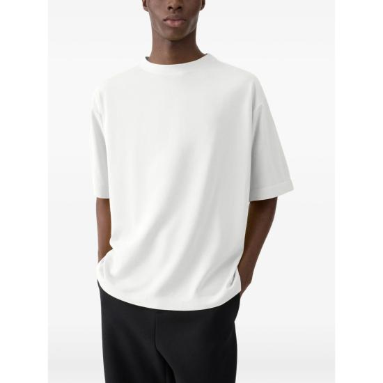26FW 자크뮈스 롱 카레 반팔 티셔츠 TSM00578 AJ00254 100 - JACQUEMUS