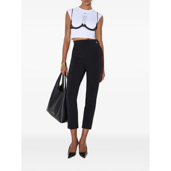 26FW 엘리자베타프랜치 수트 팬츠 PA22067E2 110 BLACK - ELISABETTA FRANCHI