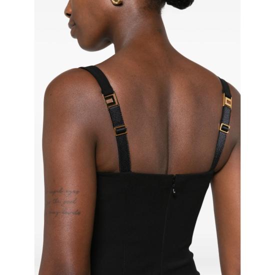26FW 엘리자베타프랜치 원피스 AB00267E2 110 BLACK - ELISABETTA FRANCHI