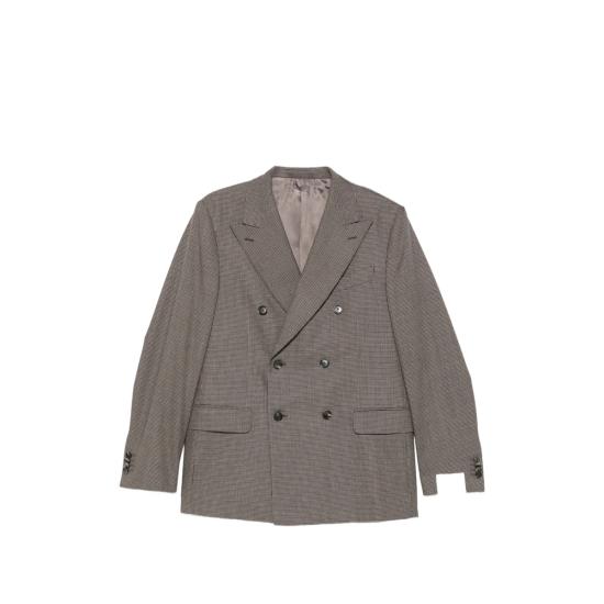 26FW 카루소 수트 자켓 510239 LN1JD612F 0550 GREY BROWN