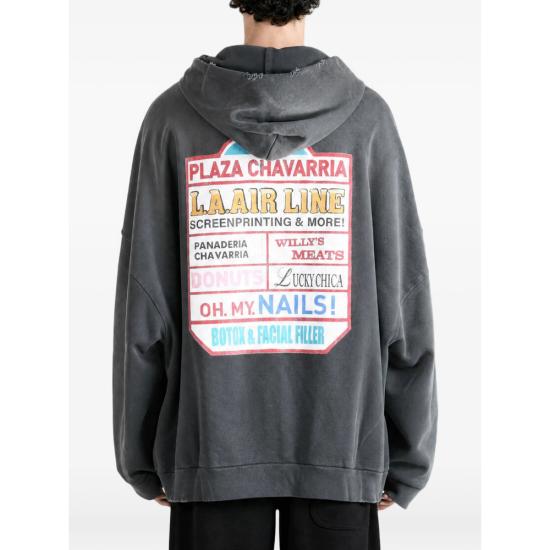 26FW 윌리 차바리아 니트웨어 MUJSW017 011 063N BLACK GREY - WILLY CHAVARRIA