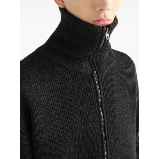 26FW 르메르 가디건 PO0051 LK1068 BK300 GREY - LEMAIRE
