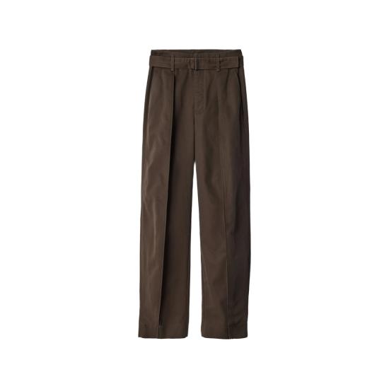 26FW 르메르 폴리코튼 트윌 라운디드 팬츠 PA1317 LF1620 BR516 BROWN