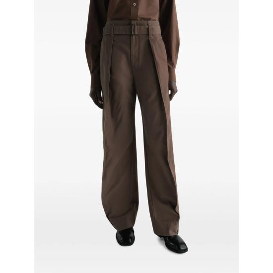26FW 르메르 폴리코튼 트윌 라운디드 팬츠 PA1317 LF1620 BR516 BROWN - LEMAIRE