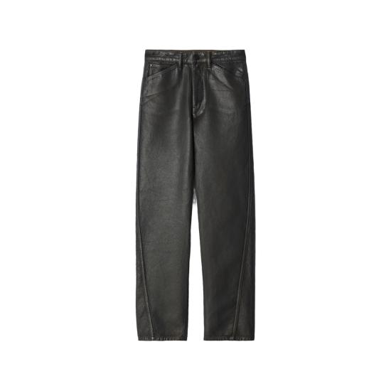26FW 르메르 하이 라이즈 스트레이트 팬츠 PA1226 LD1083 BR532 BLACK