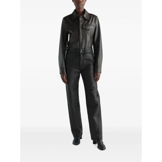 26FW 르메르 하이 라이즈 스트레이트 팬츠 PA1226 LD1083 BR532 BLACK - LEMAIRE