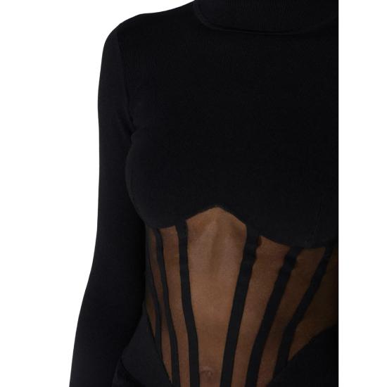 26FW 엘리자베타프랜치 블라우스 BK05S67E2 110 BLACK - ELISABETTA FRANCHI