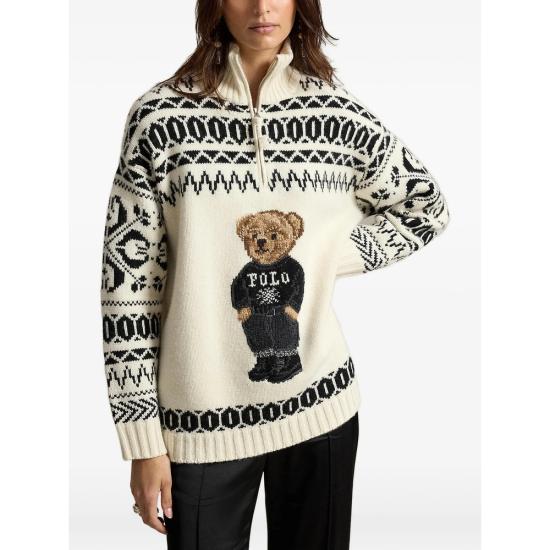 26FW 랄프 로렌 자켓 211B23908001 CREAM NEUTRALS BLACK - RALPH LAUREN