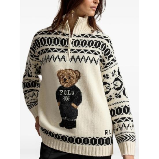 26FW 랄프 로렌 자켓 211B23908001 CREAM NEUTRALS BLACK - RALPH LAUREN