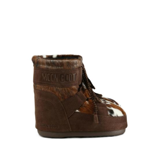 26FW 문부츠 아이콘 나일론 로우 부츠 80D1409930 AM04 BROWN WHITE