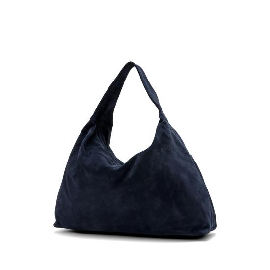 26FW 기마구아스 토트백 MAXI SACCO SUEDE NAVY BLUE - GIMAGUAS