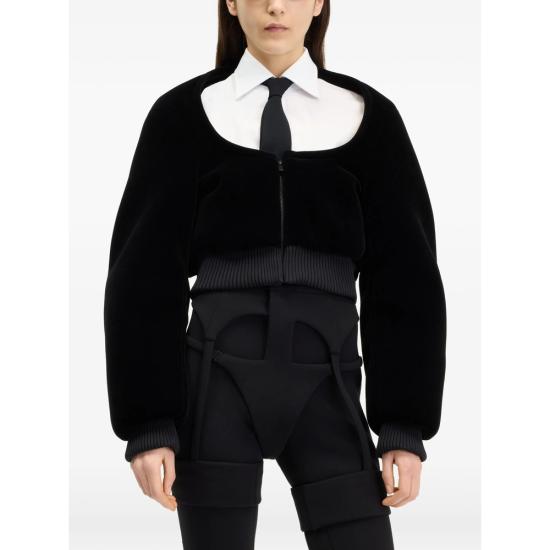 26FW 장 폴 고티에 봄버 자켓 OU058 W085 00 BLACK - JEAN PAUL GAULTIER