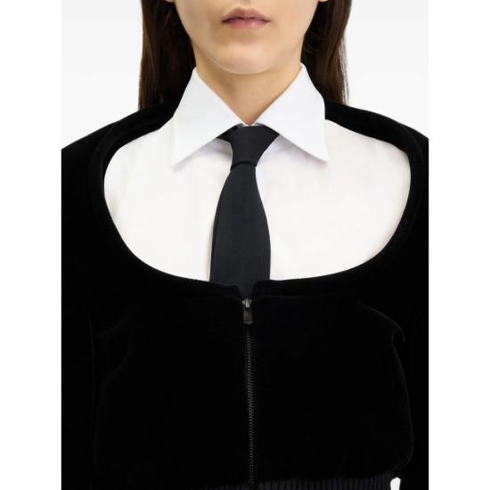 26FW 장 폴 고티에 봄버 자켓 OU058 W085 00 BLACK - JEAN PAUL GAULTIER
