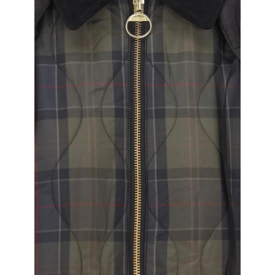 26FW 바버 패딩 LQU1951 BK11 BLACK GREEN - BARBOUR