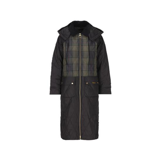 26FW 바버 패딩 LQU1951 BK11 BLACK GREEN