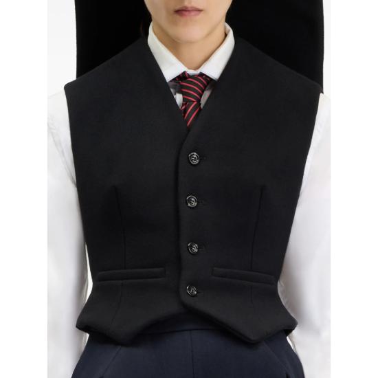 26FW 장 폴 고티에 베스트 TO580 W128 00 BLACK - JEAN PAUL GAULTIER